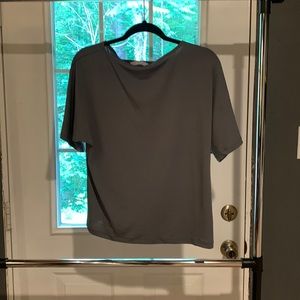 h&m blue/gray blouse